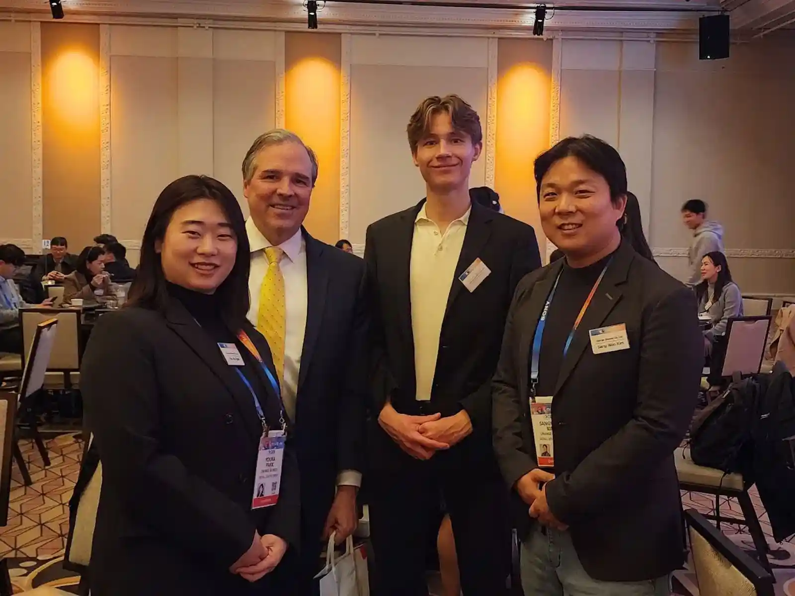 Meeting with top industry leaders, researchers and visitors at Consumer Electronics Show 2025